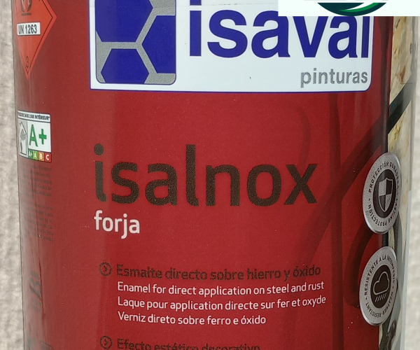 Фарба по металу 3в1 антикорозійна Форха Негро Forja negro Isaval 0.75л