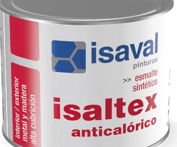 Емаль термостійка срібляста isaltex isaval anticalorico 0.25л